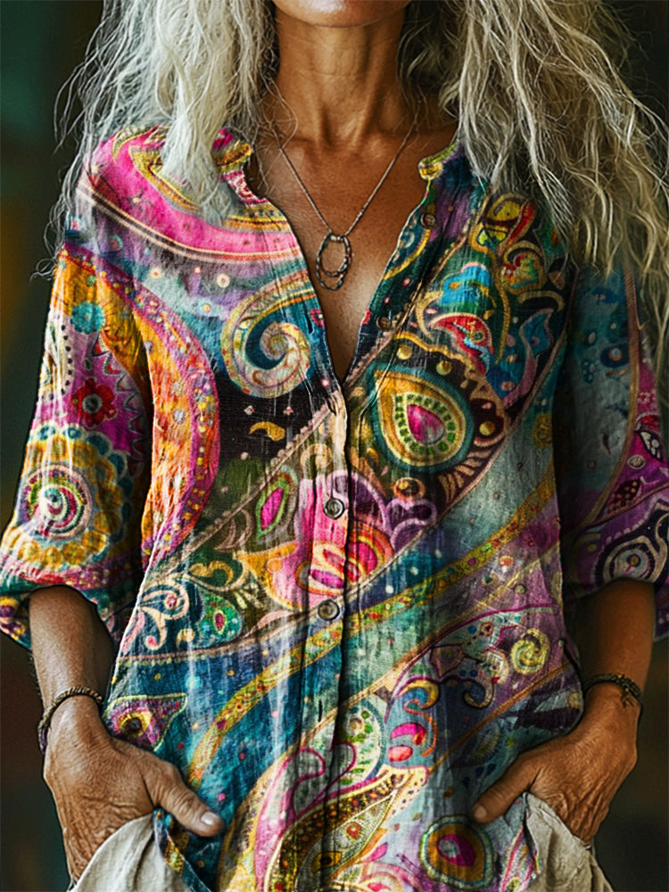 Chemise au design réfléchi