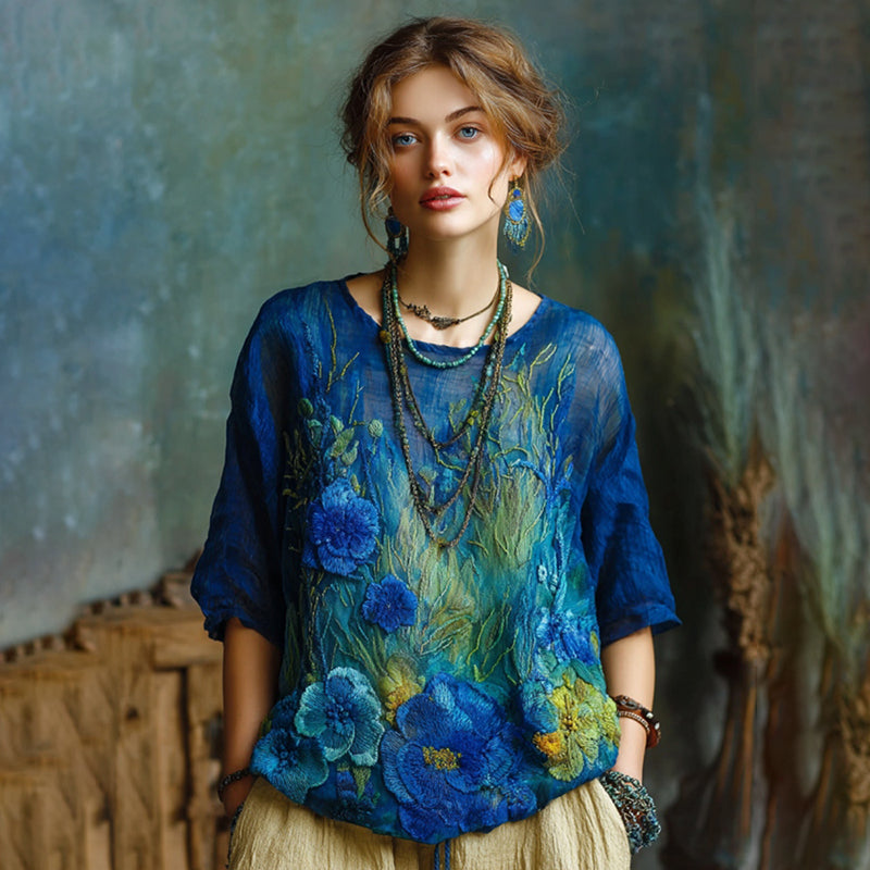 Chemise au style vintage intemporel