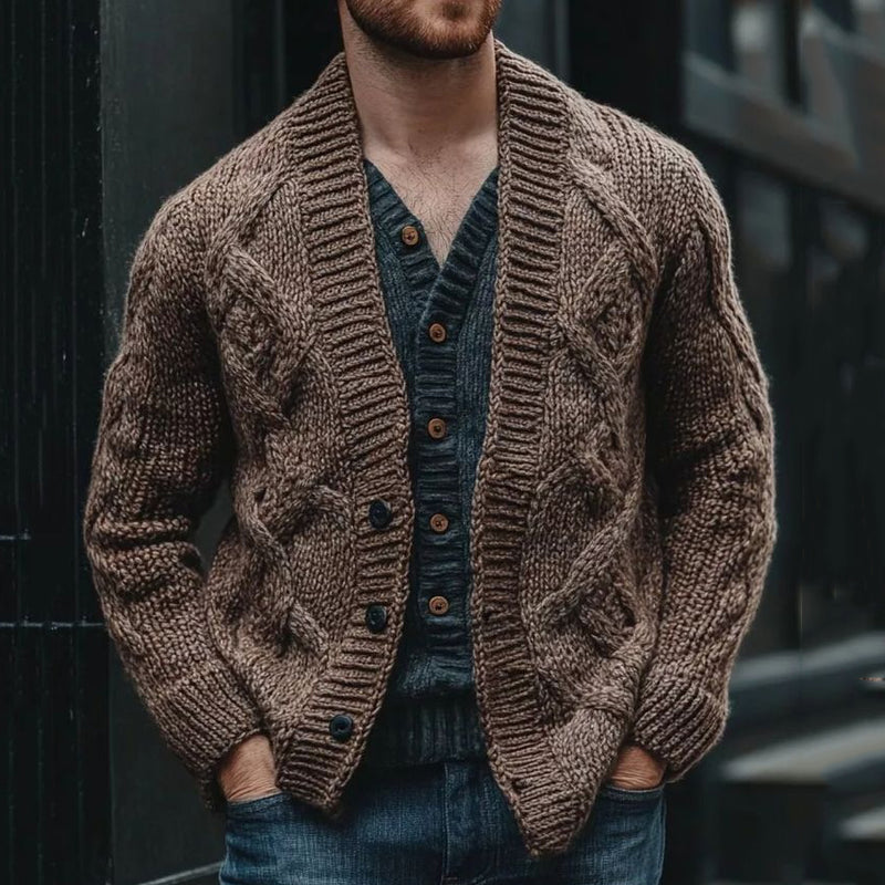 Cardigan magnifiquement confectionné
