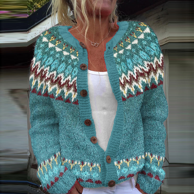 Cardigan au style vintage intemporel