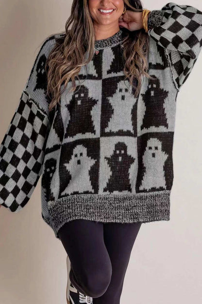 Pull au design réfléchi