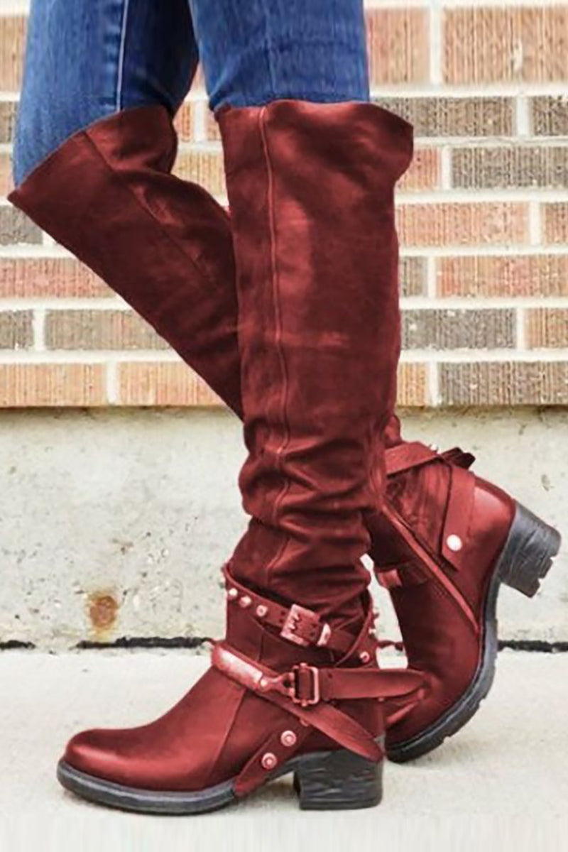 Bottines à boucle
