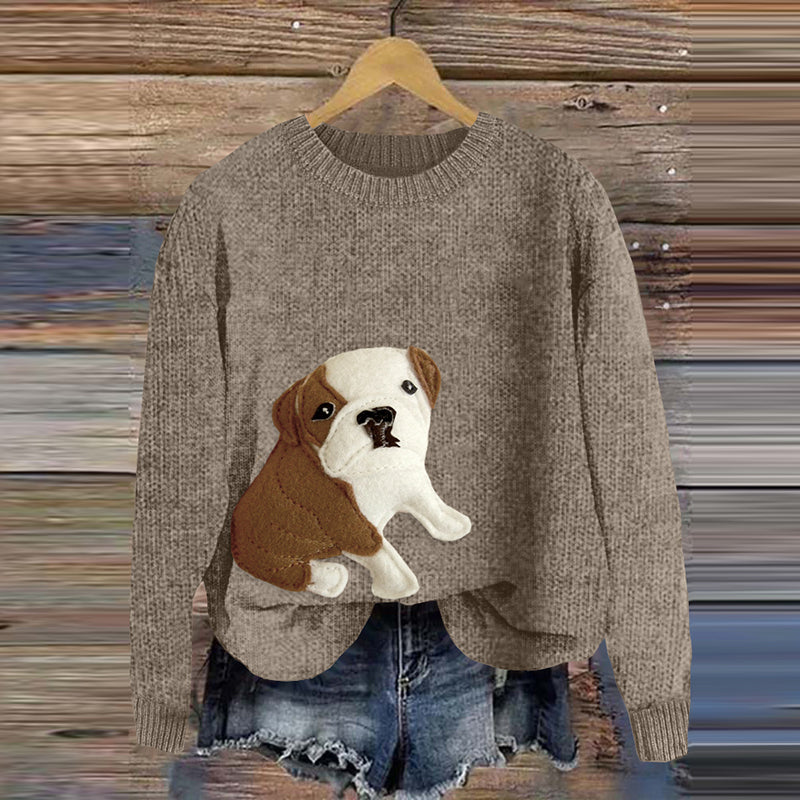 Pull au design réfléchi