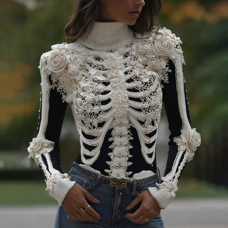 Pull au design réfléchi