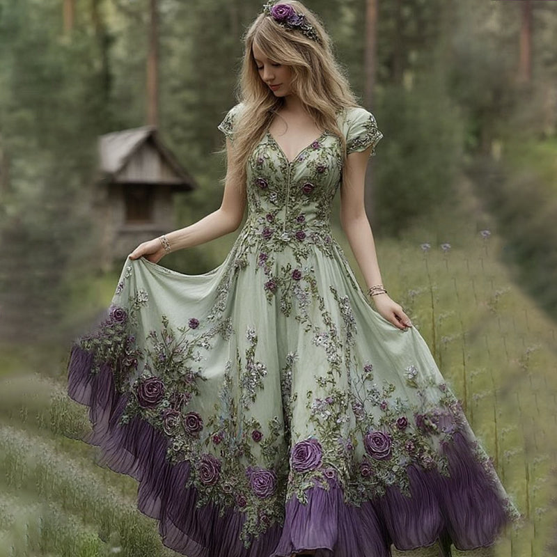 Robe magnifiquement confectionné