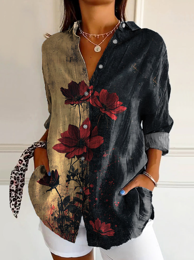 Chemise au design réfléchi