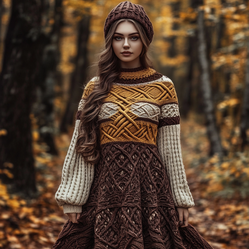 Robe au design réfléchi