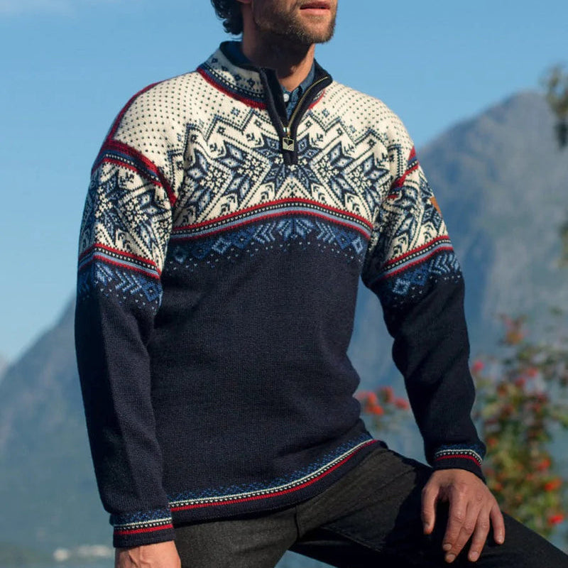 Pull au design réfléchi