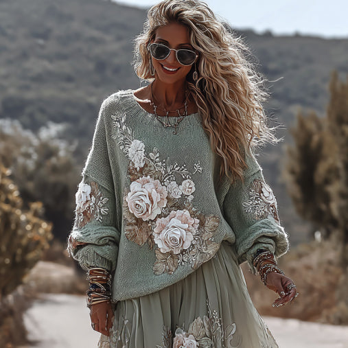 Pull vintage classique