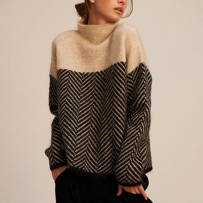 Pull au design réfléchi