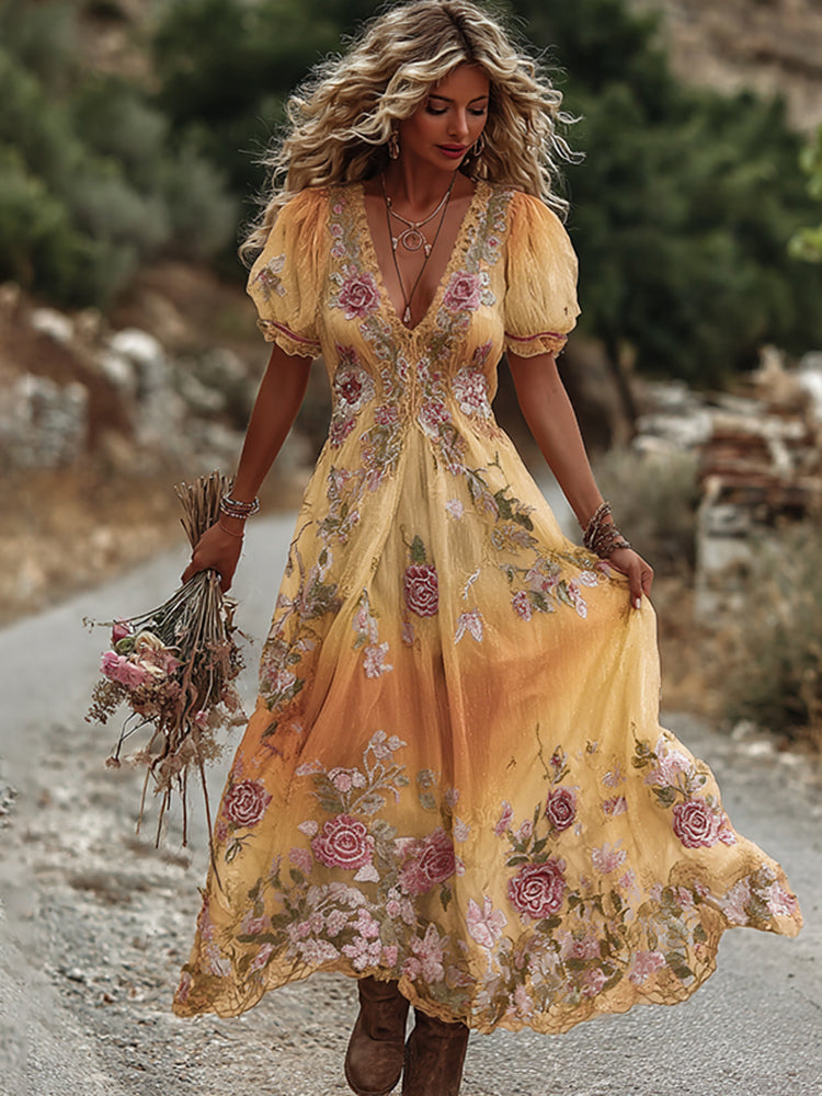 Robe magnifiquement confectionné