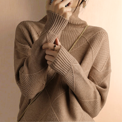 Pull au design réfléchi