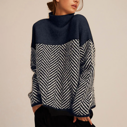 Pull au design réfléchi