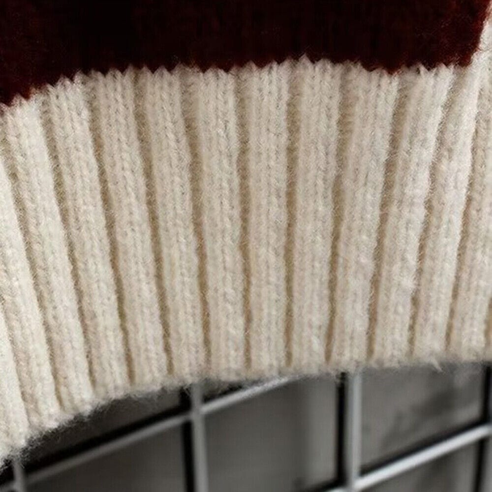 EP | Pull en tricot jacquard patchwork
