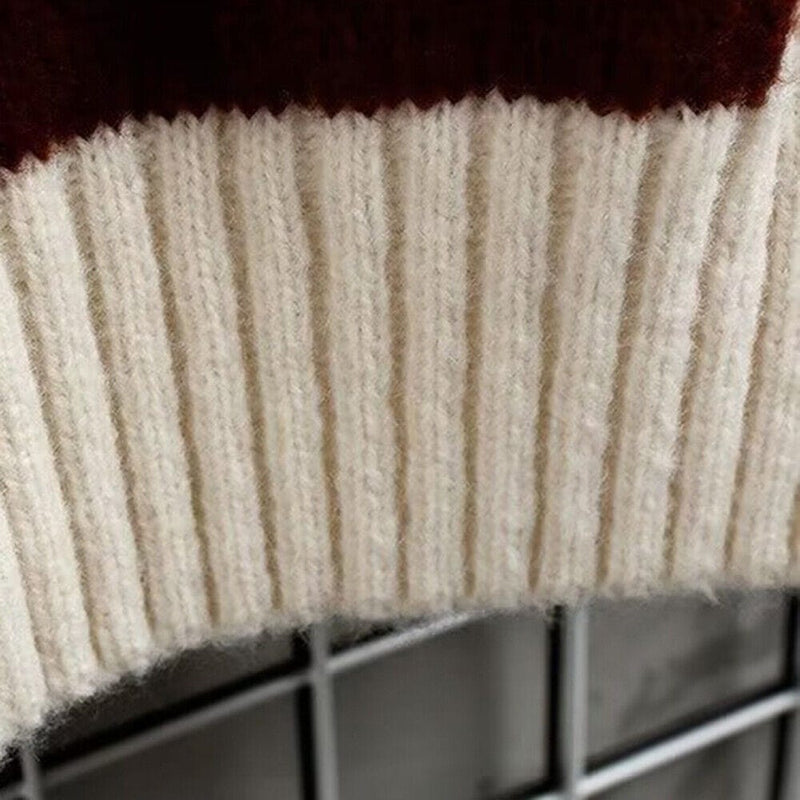 EP | Pull en tricot jacquard patchwork