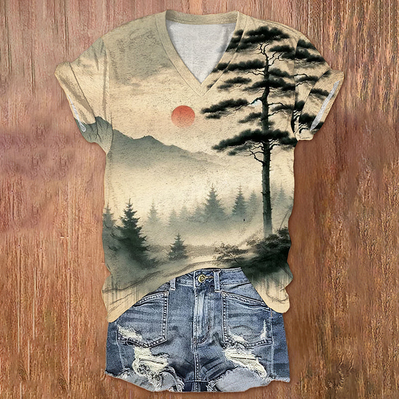 T-Shirt au design réfléchi