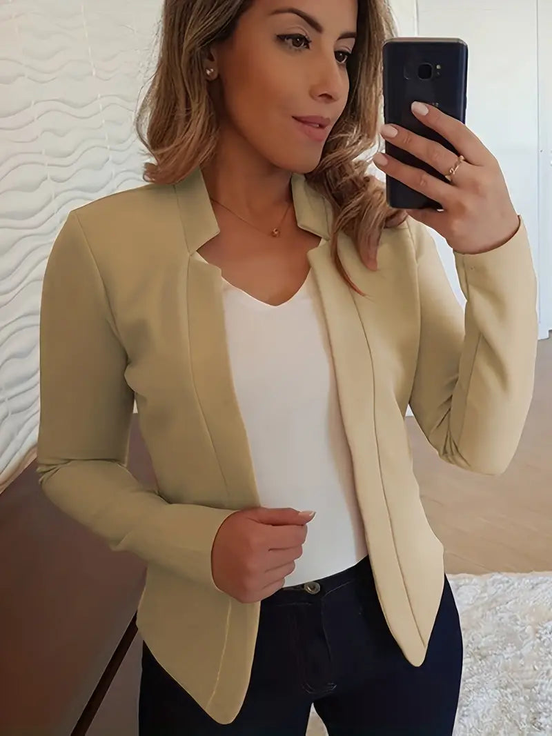 EP | élégant blazer à manches longues pour le printemps