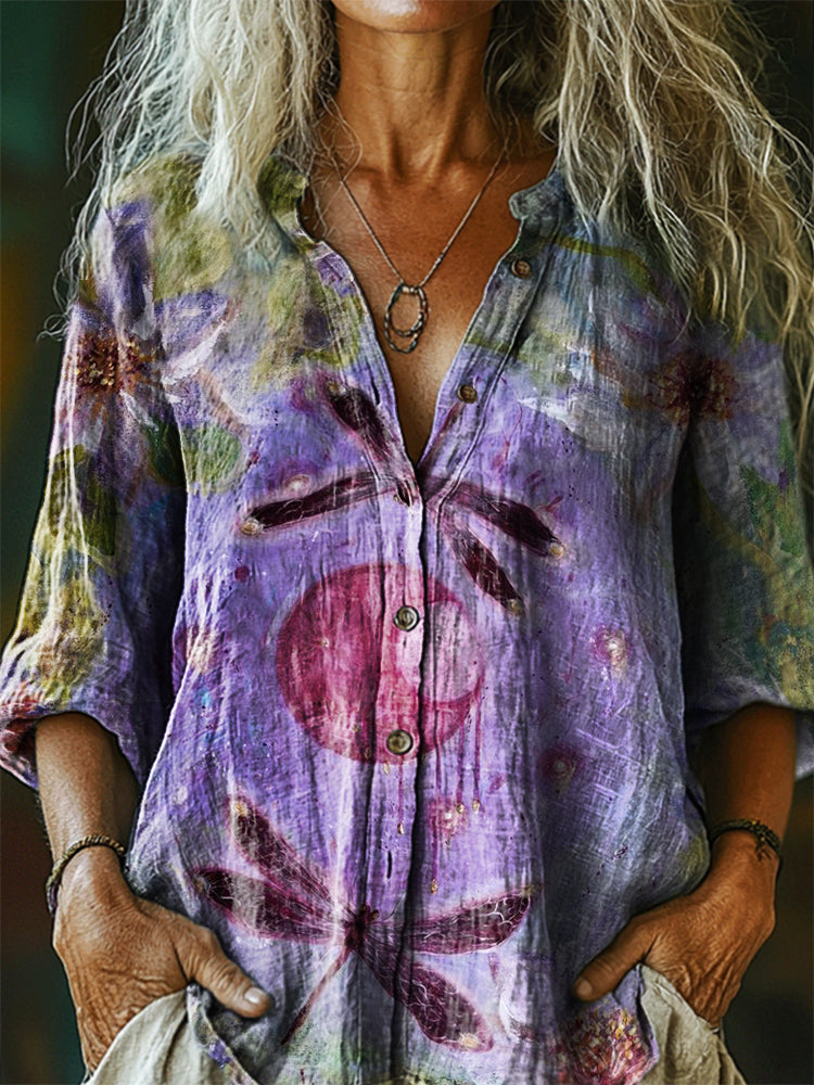 Chemise au design réfléchi