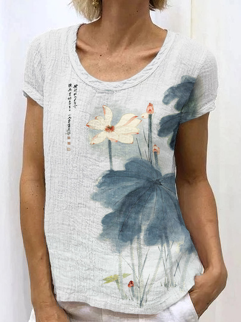 T-Shirt au design réfléchi