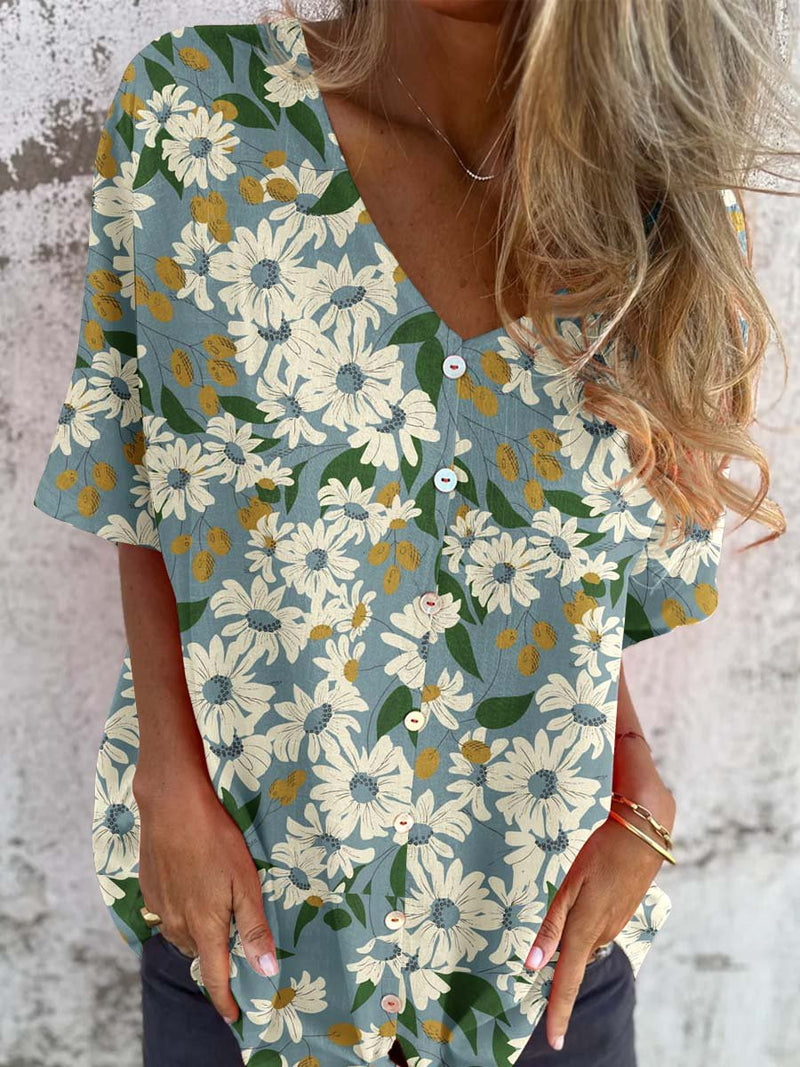 Chemise au style vintage intemporel