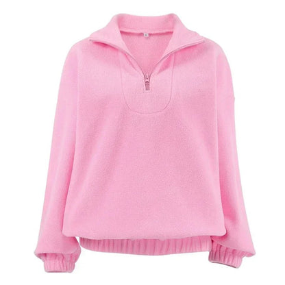 EP | Pull polaire avec demi-zip