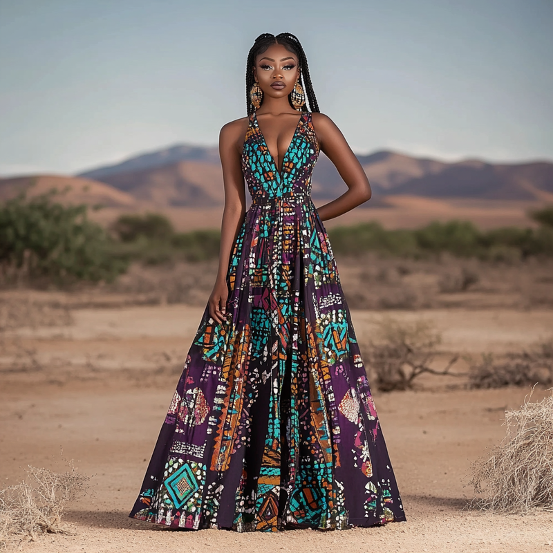 Robe au style vintage intemporel