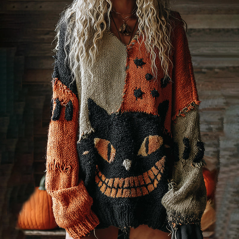 Pull au design réfléchi