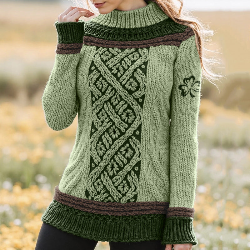 Pull au design réfléchi