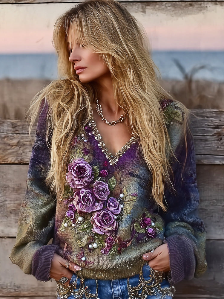 Pull au style vintage intemporel