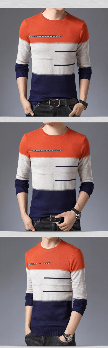 EP | Pull en coton rayé