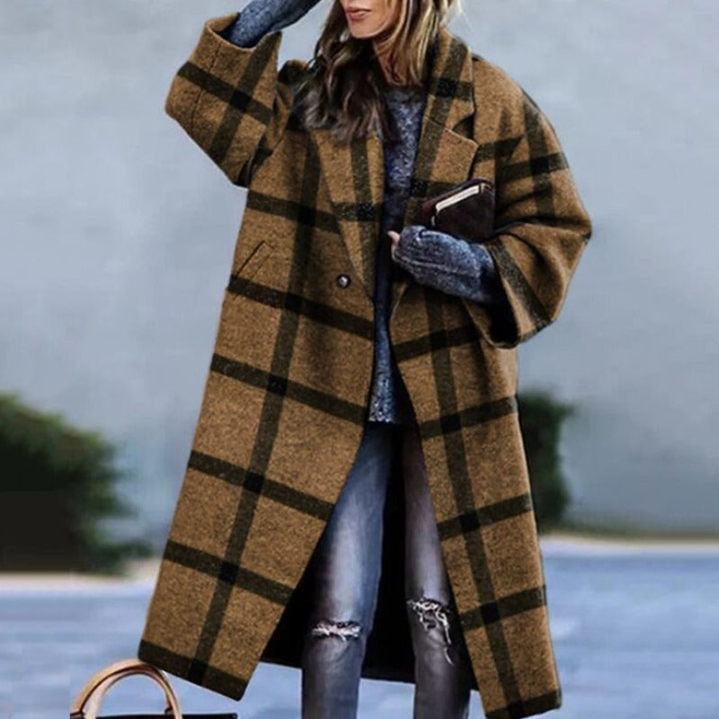 JO | Manteau en laine chaud et élégant