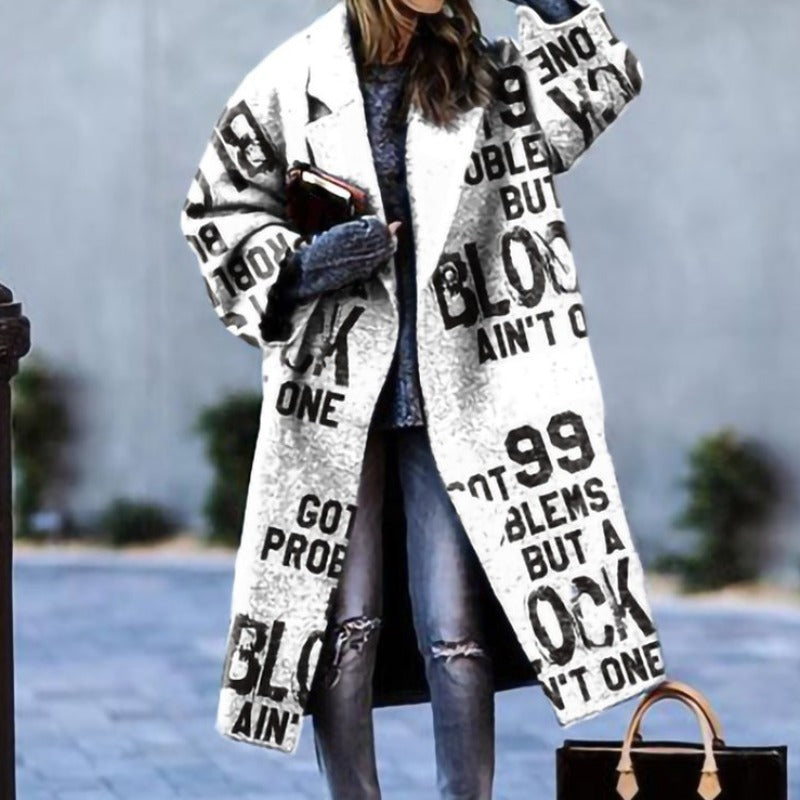 JO | Manteau en laine chaud et élégant