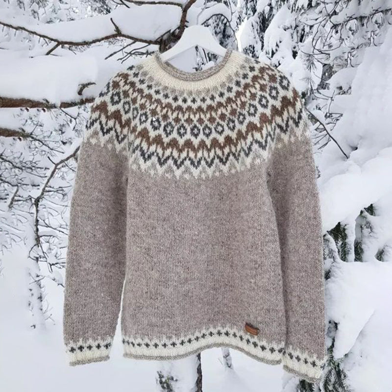 Pull au style vintage intemporel