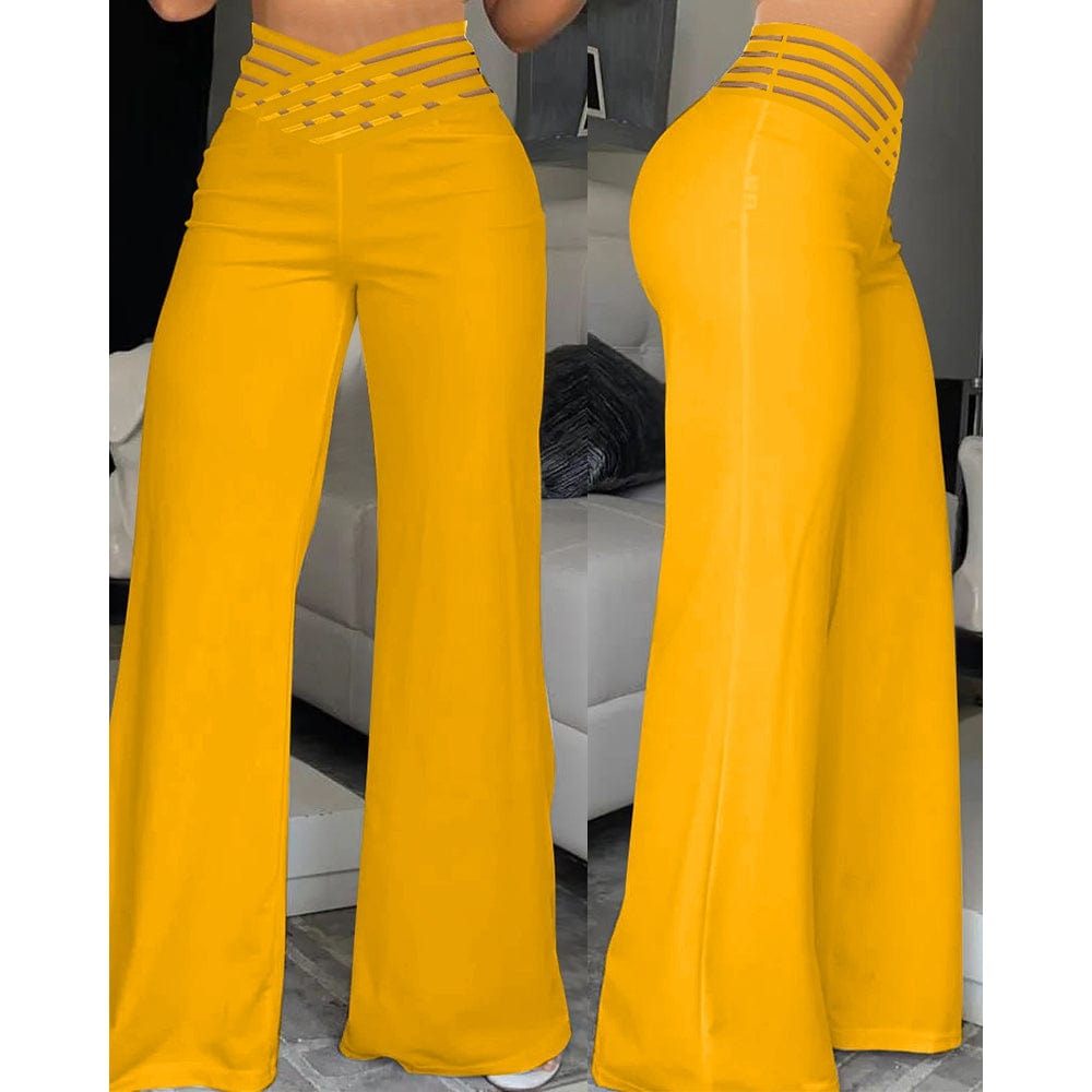 SL | Pantalon de frappe en élasthanne avec ceinture croisée