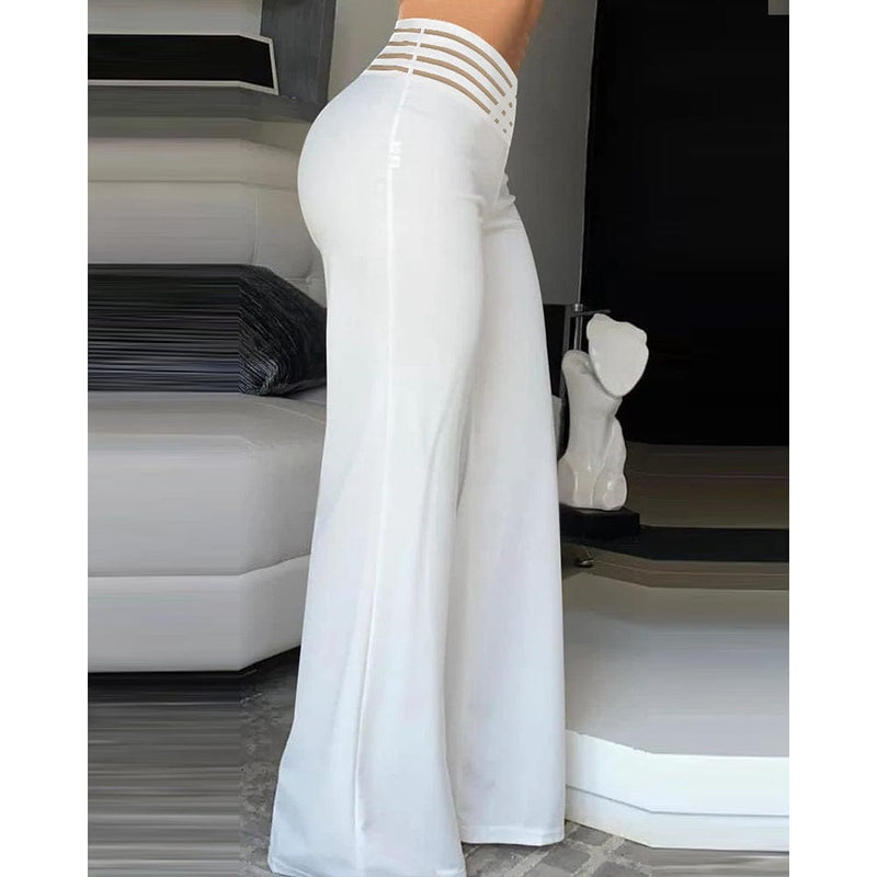 SL | Pantalon de frappe en élasthanne avec ceinture croisée