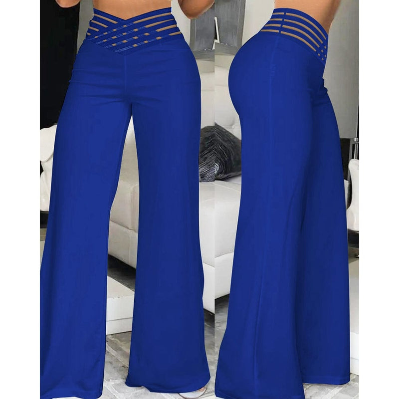 SL | Pantalon de frappe en élasthanne avec ceinture croisée
