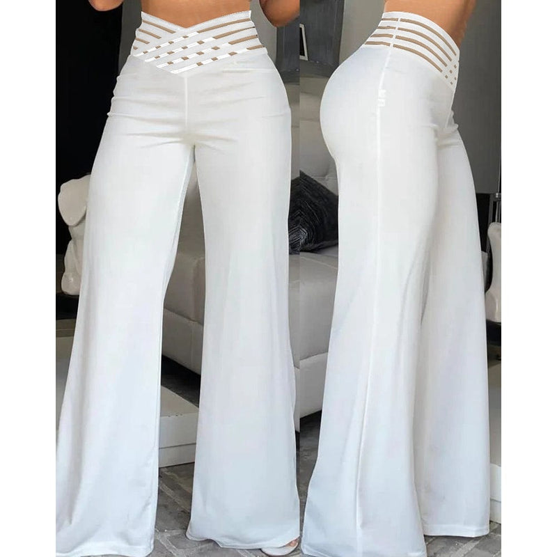 SL | Pantalon de frappe en élasthanne avec ceinture croisée