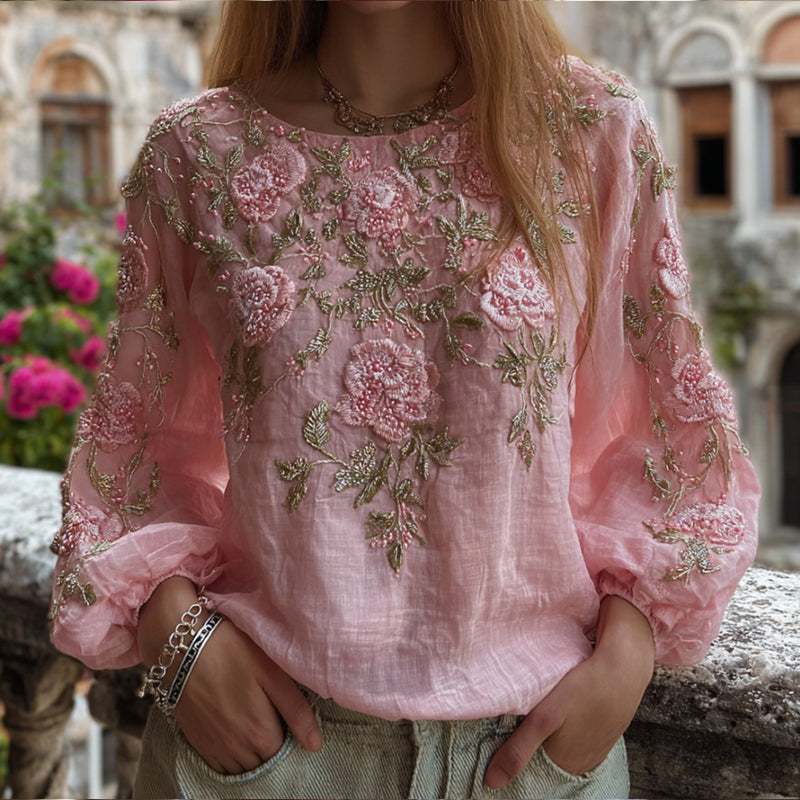 Haut au style vintage intemporel