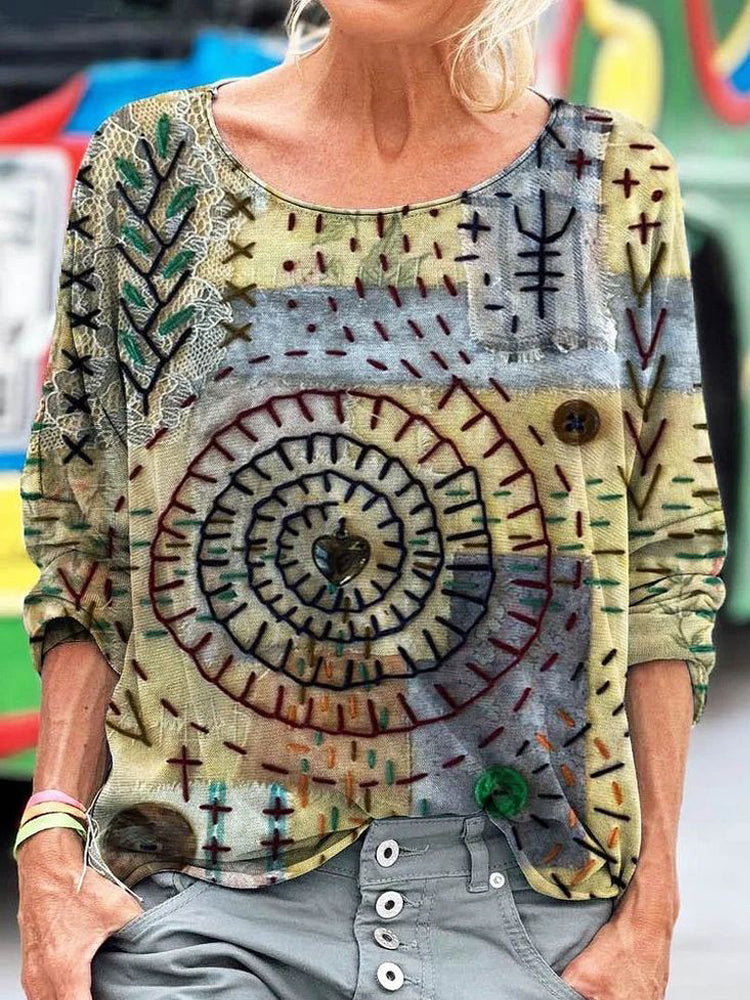 T-Shirt au design réfléchi