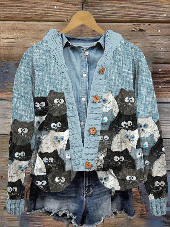 Cardigan au style vintage intemporel
