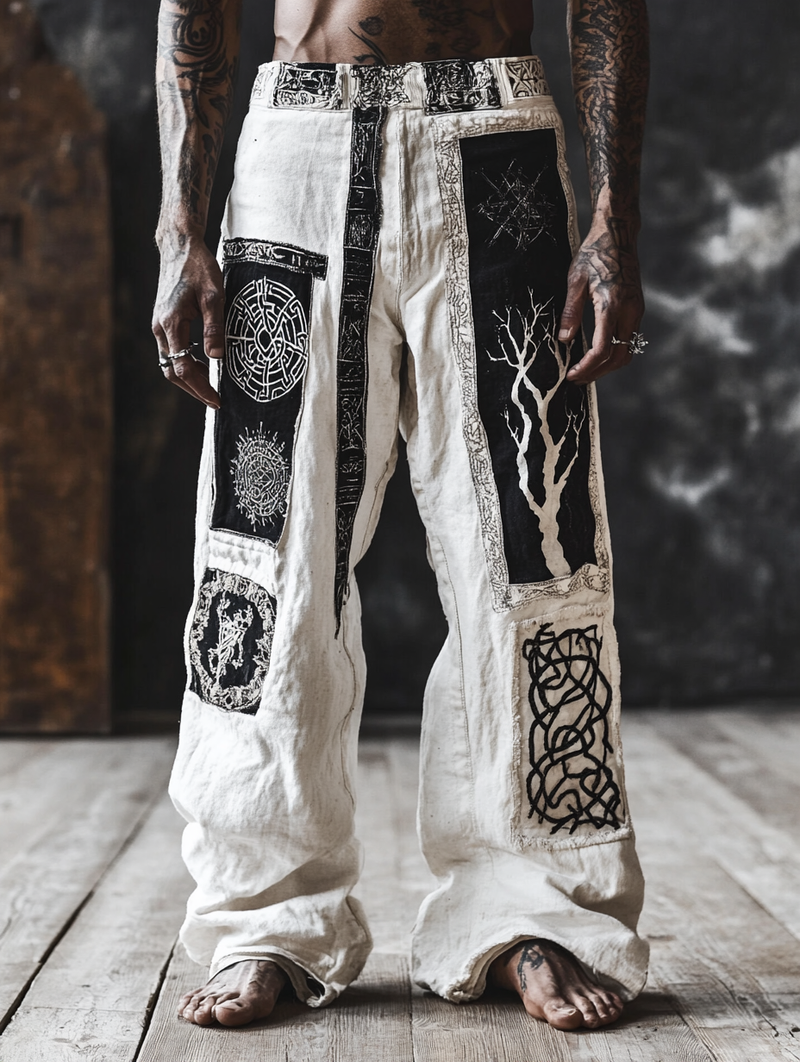 Pantalon au style vintage intemporel