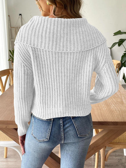 Pull au design réfléchi