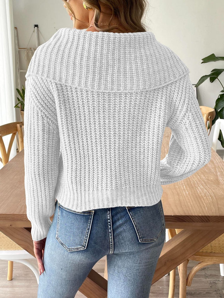 Pull au design réfléchi