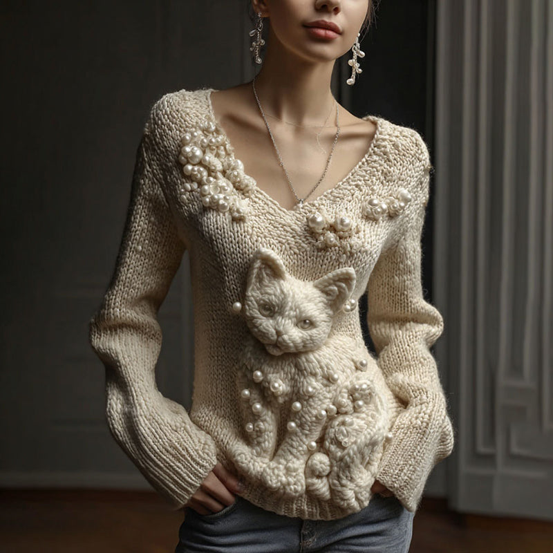Pull au style vintage intemporel