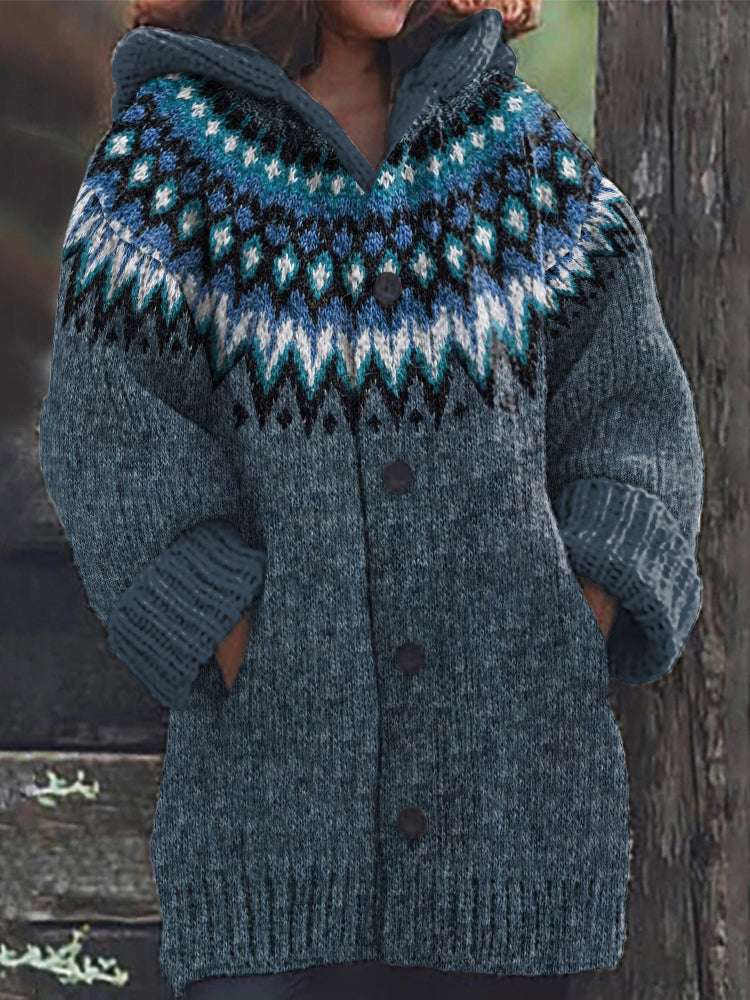 Cardigan au design réfléchi