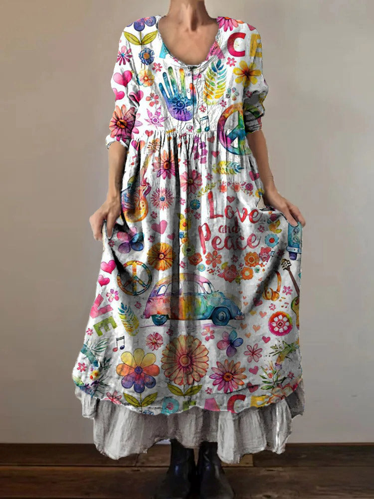 Robe au style vintage intemporel