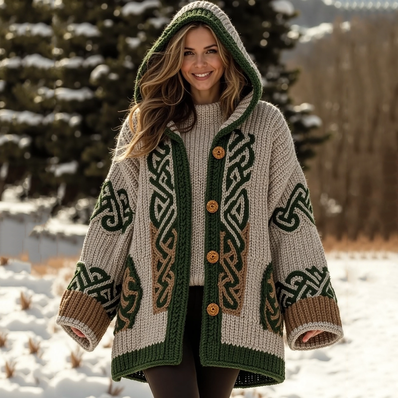 Cardigan au style vintage intemporel