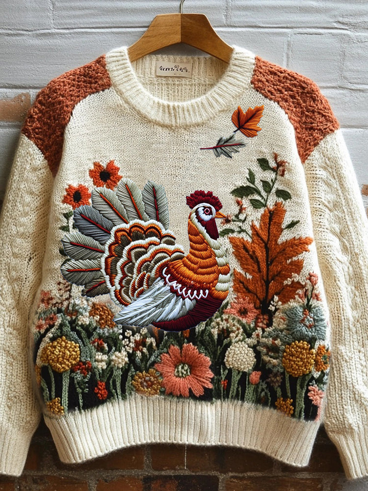 Pull au design réfléchi