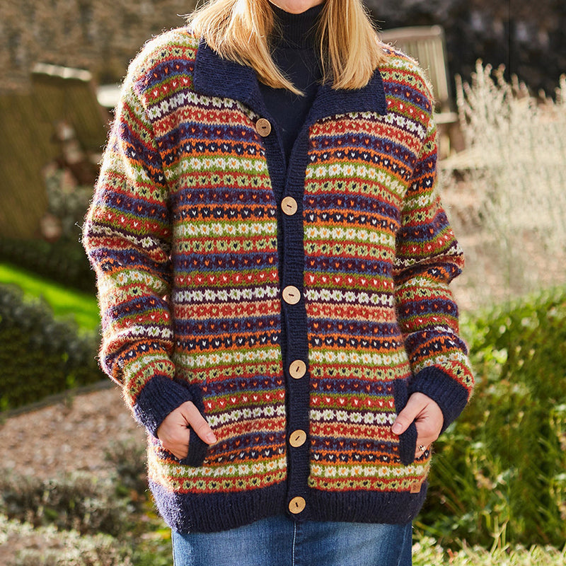 Cardigan magnifiquement confectionné