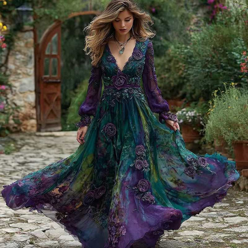 Robe au style vintage intemporel